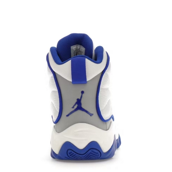 Jordan Pro Strong 7y (GS) W 8.5, White/ Racer Blue/Wolf Grey - Picture 2 of 6